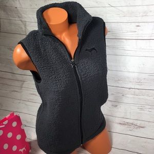 NWT vs pink Sherpa vest sz xs